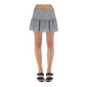 Short Skirts Alessandra Rich , Gray , Dames