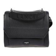 Zwarte Ninon Flap Tas Lancel , Black , Dames