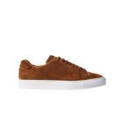 Ugo Suède Leren Sneakers Scarosso , Brown , Heren