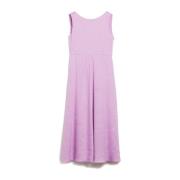 Lila Linnen Viscose Jurk Max Mara Weekend , Purple , Dames