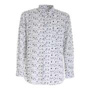 Kaws Print Shirt met CDG Logo Comme des Garçons , Multicolor , Heren