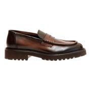 Bruin Leren Mocassin - Maat 39 Doucal's , Brown , Heren