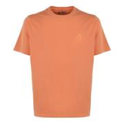 Vintage katoenen T-shirt Autry , Orange , Heren