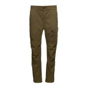 Leather Trousers Ten C , Green , Heren