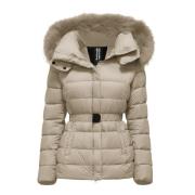 Down Jackets BomBoogie , Beige , Dames