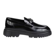 Zwarte Loafers voor Mannen Hogan , Black , Heren
