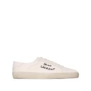 Vintage Geborduurde Sneakers Saint Laurent , White , Dames