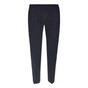 Navy Blue Capri Pince Tailored Broeken Fay , Blue , Heren