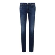 Slim Fit Blauwe Denim Jeans Re-Hash , Blue , Heren