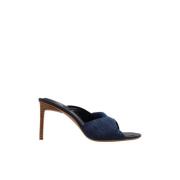 Bagnu denim mules Jacquemus , Blue , Dames