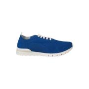 Blauwe China Sneakers voor de Moderne Man Kiton , Blue , Heren