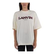 Curb T-Shirt - Stijlvol en Comfortabel Lanvin , Beige , Dames