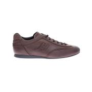 Bruine Olympia Lage Sneakers Hogan , Brown , Heren