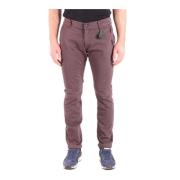 Stijlvolle Slim-Fit Broek Daniele Alessandrini , Brown , Heren