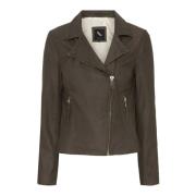 Jas, Klassieke Stijl Btfcph , Brown , Dames