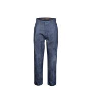 Rechte broek Moorer , Blue , Dames