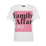 T-Shirt Max Mara Weekend , Pink , Dames