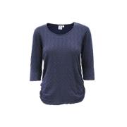 Top met lange mouwen en uniek design 2-Biz , Blue , Dames