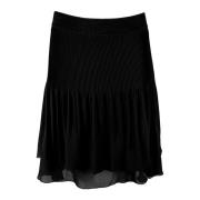 Midi Rok 2-Biz , Black , Dames