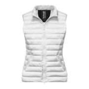 Korte Synthetische Gewatteerde Vest BomBoogie , White , Dames