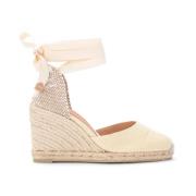 Ivoor Sleehakken Castañer , Beige , Dames