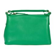 Groene Leren Mini Hobo Handtas Liu Jo , Green , Dames