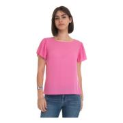 Stijlvol Dames T-shirt Liu Jo , Pink , Dames