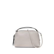 Medium Alifa Dollaro Grain Handtas Gianni Chiarini , White , Dames