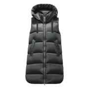 A-vormige donsvest in helder nylon BomBoogie , Gray , Dames