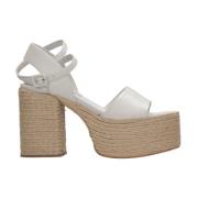 High Heel Sandals Paloma Barceló , White , Dames