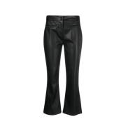 Lange Gecoate Broek Liu Jo , Black , Dames