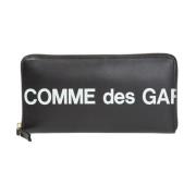 Portemonnee met logo-print Comme des Garçons , Black , Dames