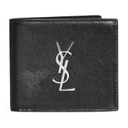 Zwarte Monogram East/West Portemonnee Saint Laurent , Black , Heren