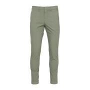 Slim-fit Trousers Fay , Green , Heren