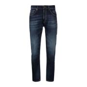 Slim-Fit Jeans voor Mannen Dondup , Blue , Heren