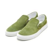 Garda Slip-On Tendril Groen Suède Sneakers Diemme , Green , Heren