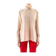 Formal Shirts Doris S , Beige , Dames