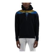 Lunar Wings Hoodie Marcelo Burlon , Black , Heren