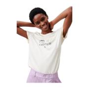 Gardenia T-Shirt | Moderne Klieke Stijl Jane Lushka , Pink , Dames