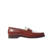 Havana Loafers - Cognac Leer en Oxygen Stof Scarosso , Brown , Heren