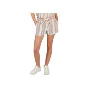 Gestreepte Elastische Trekkoord Shorts Chloé , Multicolor , Dames