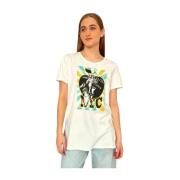 T-Shirt T-Shirt Liu Jo , White , Dames