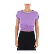 Basis T-Shirt Liu Jo , Purple , Dames