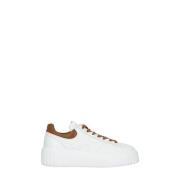 Witte Leren Sneakers voor Dames Hogan , White , Dames