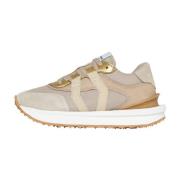 Sand Gold Sneakers Mikakus Barcelona , Yellow , Dames