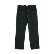 Straight Trousers Amish , Green , Heren