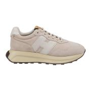 Stijlvolle H641 Sneakers voor vrouwen Hogan , Beige , Dames