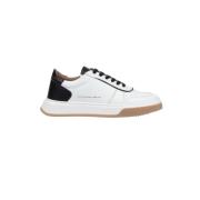 Witte en zwarte sneakers Alexander Smith , White , Heren