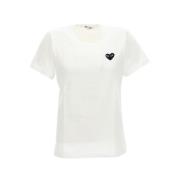 Play T-Shirt, S W IN Comme des Garçons Play , White , Dames