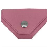 Pre-owned Leather wallets Hermès Vintage , Pink , Dames